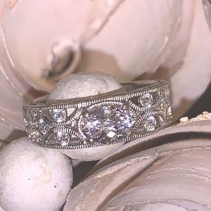 Tacori Art Deco band ring